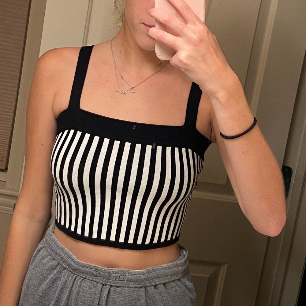 Black and White tank